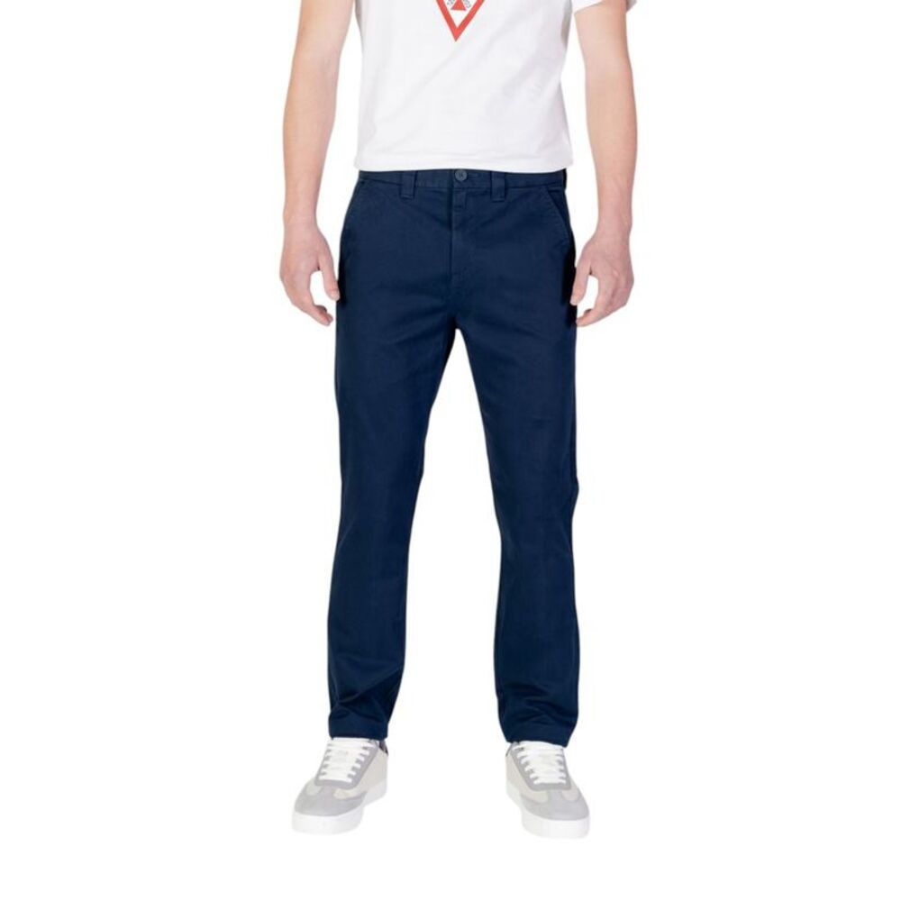 Tommy Hilfiger Jeans Blue Cotton Skinny Men's Pants